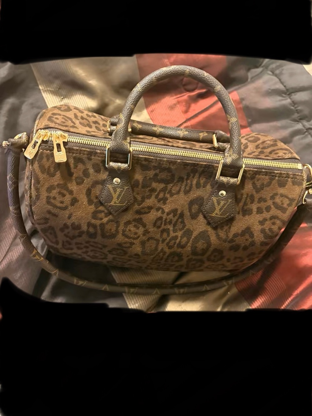 Brown Cheetah Print Tote